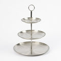 Ceruzo Etagere - 3 Laags - Rvs - D30 X H34 Cm