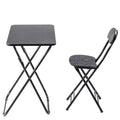 Ceruzo Klaptafel Met Stoel - Zwart