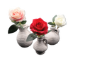 Deco vaasjes (set van 3)